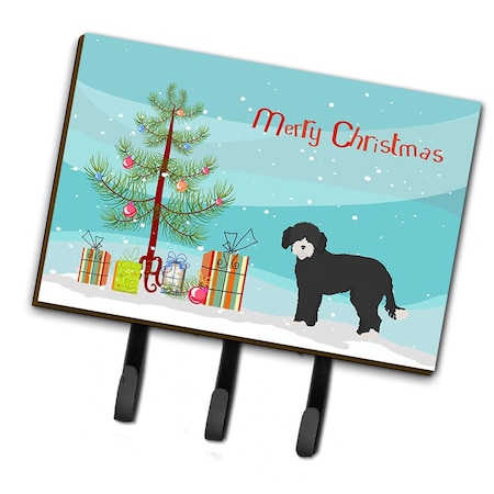 Carolines Treasures Whoodle No.2 Christmas Tree Leash or Key Holder CK3881TH68